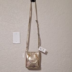 Gold Crossbody Bag
